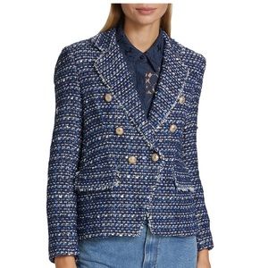 Generation Love NWOT
Eliza Tweed Double-Breasted Blazer